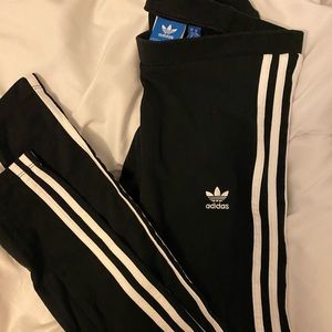 Adidas 3 stripe leggings